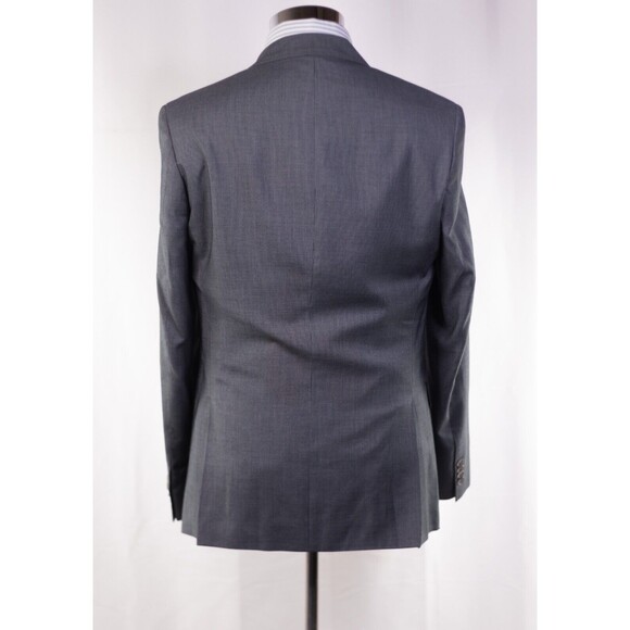 Kenneth Cole Men Reaction Two Button Striped Gray Men's Blazer Sportcoat 38R - Picture 3 of 11